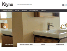 Tablet Screenshot of klyne1.com